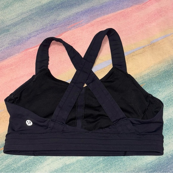 lululemon athletica Other - LULULEMON  Sports Bra Womens size 6 Black Fitness Gym Workout